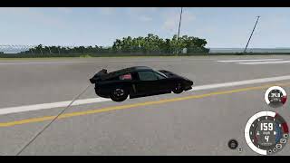 BeamNG Civetta Bolide Crash At High Speeds [upl. by Ihc]