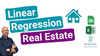 Introduction to Linear Regression using Spreadsheets with Real Estate Data [upl. by Orecic]