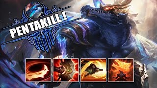 Renekton MONTAGE  PENTAKILLS [upl. by Oiled]