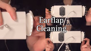 ASMR  빠른 귓바퀴 청소  손가락  솜털귀이개  면봉  SR3D  Fast  Rough  Earflap Cleaning👂🏻No talking [upl. by Idette27]