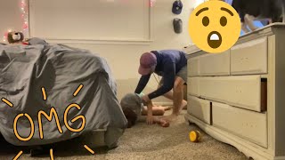 PASSING OUT While WORKING OUT Prank On Boyfriend CUTE REACTION [upl. by Yrrem305]