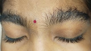 Eyebrow threading eyebrowtutorial tutorial bogole eyebrows [upl. by Enirac]