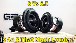 8quot vs 65quot Subwoofers Which is REALLY Louder  CT Sounds MESO [upl. by Johnston]