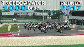 Trofeo Italiano Amatori 1000 Base 2017  Round 1 Misano GARA [upl. by Ijnek]