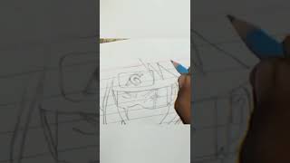 Drawing Kakashi Sensei  naruto drawingtutorials art [upl. by Lalitta604]