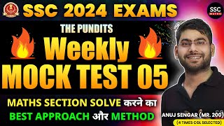 🔥The Pundits All India Live Mock test Solution By SSCMATHSANUJSENGAR ThePunditsOfficial [upl. by Emearg]