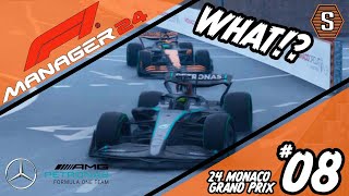 F1 Manager 24 Mercedes Episode 8  WHAT Monaco 24 [upl. by Klos]