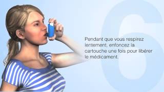 Comment utiliser un inhalateurdoseur correctement [upl. by Dehnel]