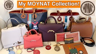 MOYNAT BAGS  MY Entire Moynat Collection  First Year ♥️ [upl. by Ahsinor]