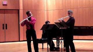 Three Dances for Two Flutes Gary Schocker [upl. by Eahc]