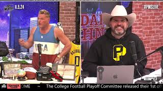 The Pat McAfee Show Live  Wednesday November 6th 2024 [upl. by Earvin312]