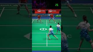 Longest rally 54 shots FengHuang vs ChengZhang  Arctic Open 2024 XD SF shorts badminton [upl. by Florentia]