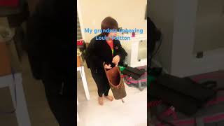 My grandma unboxing Louis Vuitton ￼ [upl. by Alba]