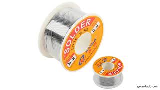 08mm 100g Rosin Core Soldeer 6337 Flux 2 Tin Lood Rosin Core Soldeer Solderen Lassen Reel Tool [upl. by Eednim26]