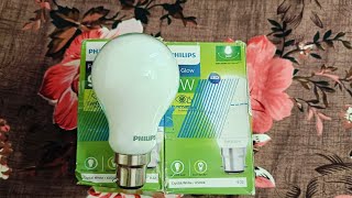 PHILIPS FULL GLOW FROSTED GLASS LED BULB 💡flipkart [upl. by Columbine]