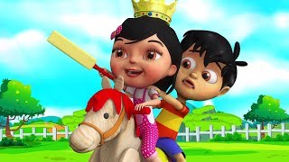 Chal Mere Ghode Tik Tik  Nursery Rhymes Hindi  चल मेरे घोड़े टिक टिक  Hindi Rhymes  Kavita Hindi [upl. by Aldred360]