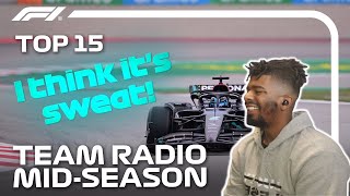 Top 15 F1 Radio Moments Unbelievable and Memorable Reactions [upl. by Aeret]