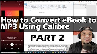 How to Convert eBook to MP3 Using Calibre Part 2 [upl. by Brandice449]