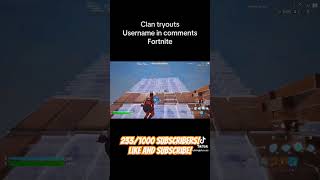 Fortnite clan tryouts… free building 🙏 fortnitemontage fortnite fortnitememes shorts 2331000 [upl. by Austin431]