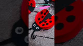 Paper ladybug photo handicrafts paper cutting for your kids [upl. by Nirag]