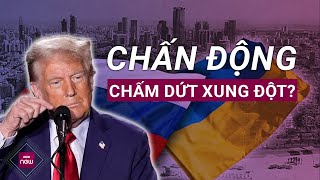 Câu nói ngắn của ông Trump về chấm dứt các cuộc xung đột gây chấn động thế giới  VTC Now [upl. by Hau]