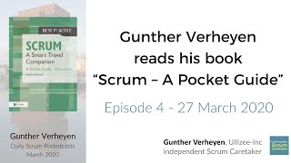 Gunther Verheyen reads his book quotScrum  A Pocket Guidequot in Daily Scrum Pocketcasts  Episode 4 [upl. by Skippie]