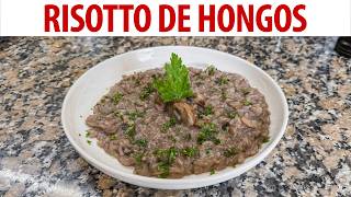 Cómo hacer Risotto de Hongos con Portobellos  Receta paso a paso [upl. by Akemrehs509]