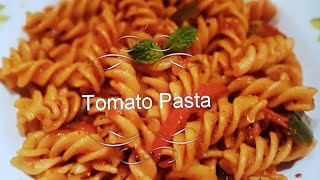 Tasty Tomato Fusilli Pasta With Bell Peppers  Red Sauce Pasta  Tomato Pasta  DeepDish Kitchen [upl. by Torr]