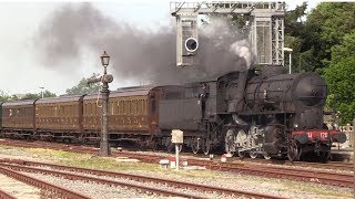 Treno Natura Stazione Fs Asciano Locomotiva a Vapore FS 741120 [upl. by Rachaba]