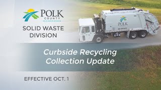 Curbside Recycling Collection Update [upl. by Lledra75]