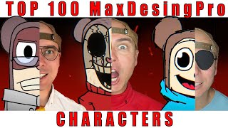 FNF TOP 100 Max Design Pro Characters In Real Life [upl. by Kore483]