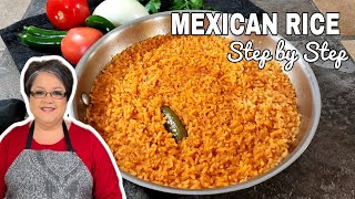 MEXICAN RICE  Step by Step  added tips❤️ [upl. by Nnylyrehc]