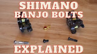 Shimano Banjo Bolts EXPLAINED [upl. by Zack]