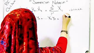 Summation notation ch 1 lec 10 [upl. by Dammahum813]