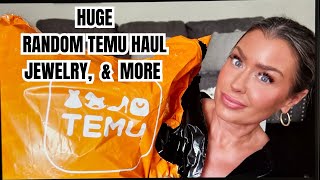 TEMU RANDOM HAUL UNBOXING  AFFORDABLE JEWELRY SHOES AND PURSES  HOTMESS IN THE HOUSE [upl. by Aruol]