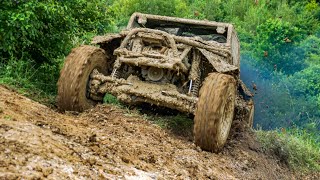 OFF ROAD TD5inside powered offroad buggy at warn offroad trophy mud hillclimb offroading td5 [upl. by Millie888]