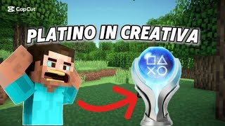 TUTORIAL COME PLATINARE MINECRAFT IN CREATIVA nuovo metodo per la nuova versione ps5 next gen [upl. by Ardna755]