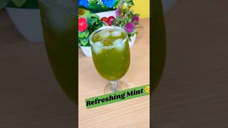 Refreshing Mint Lemonade 🍋😄recipe youtubeshorts food trending shorts [upl. by Gilford]