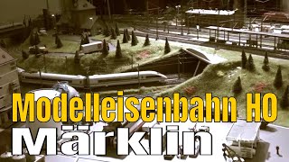 Modelleisenbahn h0 von Märklin  Modellbahn mit vielen Modelleisenbahnen [upl. by Delahk]