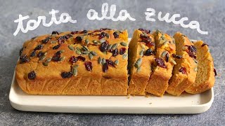 TORTA SOFFICE ALLA ZUCCA  La ricetta perfetta per lautunno vegan [upl. by Meisel352]