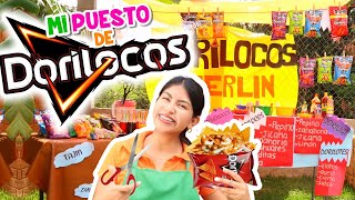 🌽MI PUESTO DE DORILOCOS 🥕🥒 CUERITOS PEPINOS CHAMOY GOMITAS ¡ECHÉLE GUERITA🤤 Conny Changarros [upl. by Vevina]