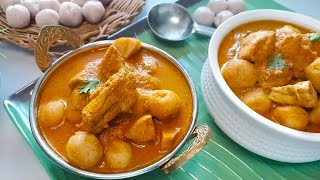 How to make Kori Pundi Mutlya Nisteपुन्डी चिकन ಪುಂಡಿ ಕೋರಿ Chicken Rice Dumplings [upl. by Neelac]