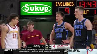 Iowa State vs BYU  202436  NCAAB Game [upl. by Lubet]