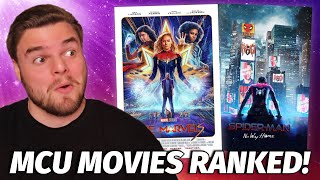 All 33 MCU Movies Ranked w The Marvels [upl. by Basia]