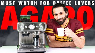 Best coffee machine for home amp commercial Use  AGARO Supreme Espresso Coffee Maker  Born Creator [upl. by Einnob]