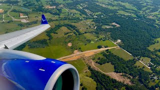 4K – Beautiful Bentonville Takeoff – Breeze Airways – Airbus A220300 – XNA – N223BZ – SCS 1261 [upl. by Loftus]