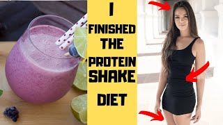 7 Day Protein Shake Diet Plan For Weight Loss  One Shake A Day Diet  EXTREME Fat Loss Meal Plan [upl. by Nalloh]