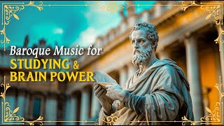 The Best of Baroque Music for Studying amp Brain Power  Boost Concentration with Baroque Classics 🎶🎶 [upl. by Aleibarg678]