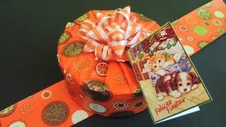 Tutorial Envoltorio circular con abrefácil Circular easyopen envelope [upl. by Hajar292]