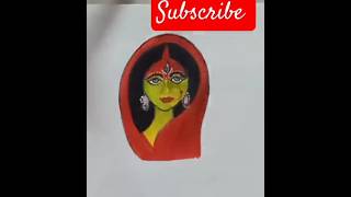 How to draw easy Maa Durga drawing for beginnersshorts httpswwwyoutubecomRituASingh [upl. by Gleeson]